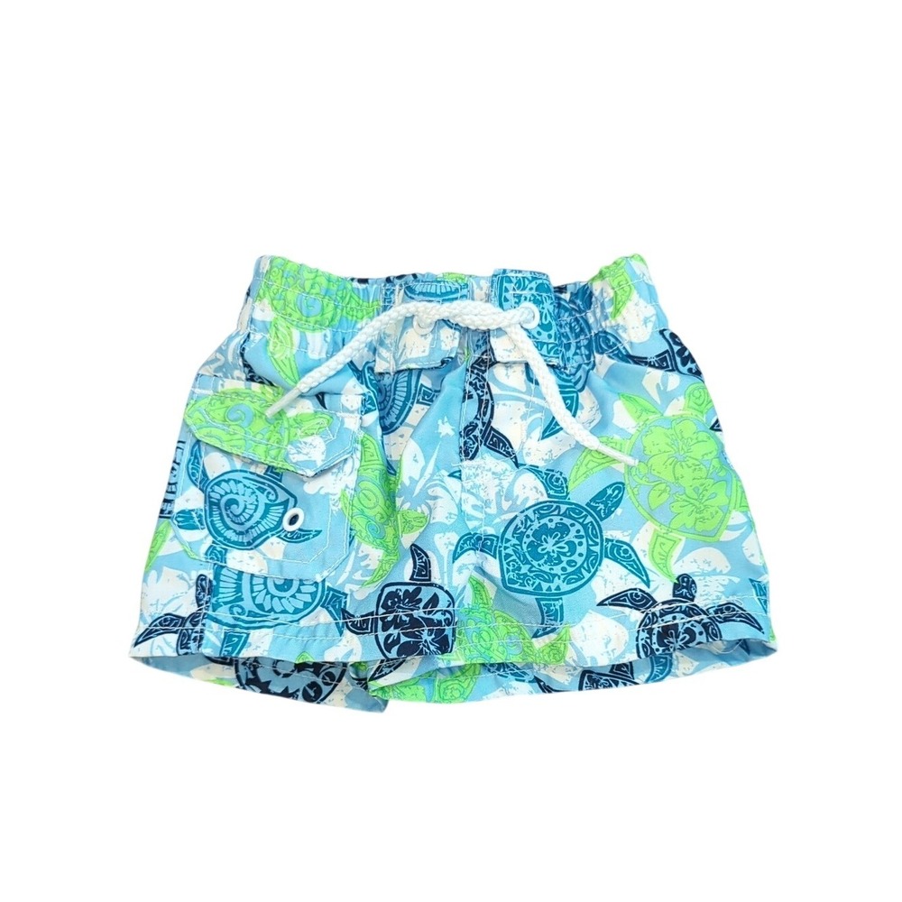 Newborn Swim Trunks Blue‎ Turtles